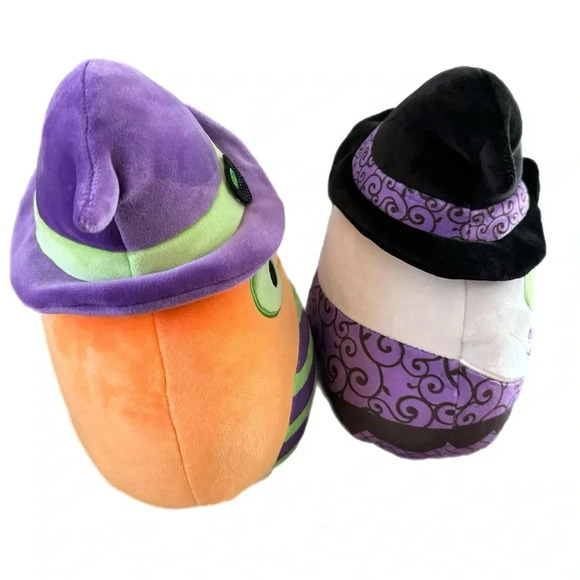 Lot Of 2 NWT SQUISHMALLOWS Mariposa 8” Charlon 9” Halloween Witch Monster Plushy - Picture 5 of 11
